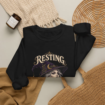 Resting Witch Face — Halloween Unisex Crewneck | Ascensum Wear