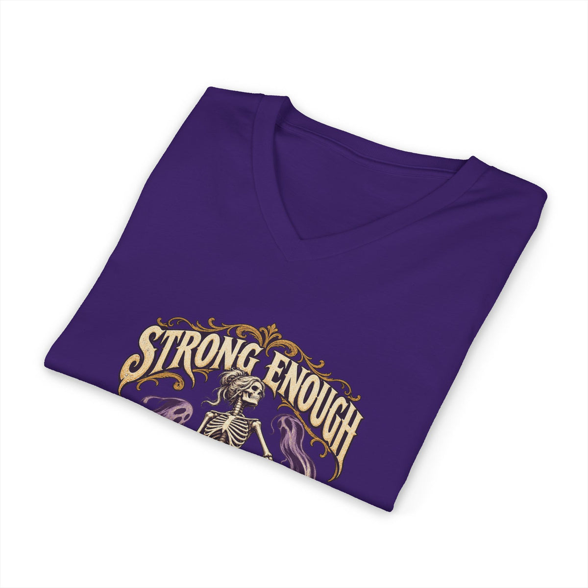 Strong Enough to Haunt You — Halloween Unisex V Neck | Ascensum Wear