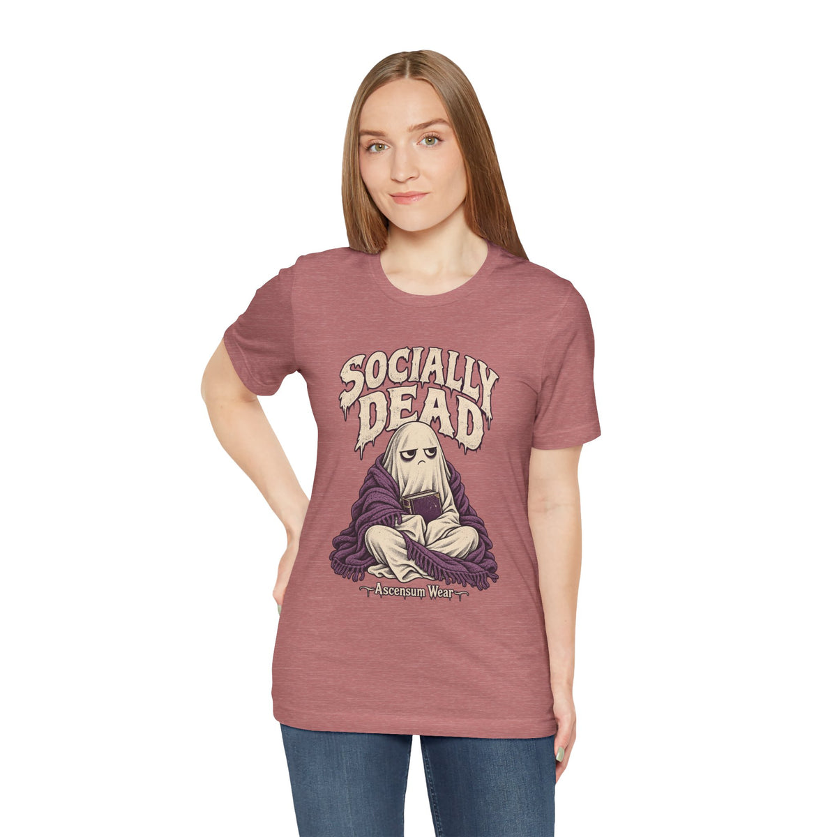 Socially Dead — Halloween Unisex Tee | Ascensum Wear