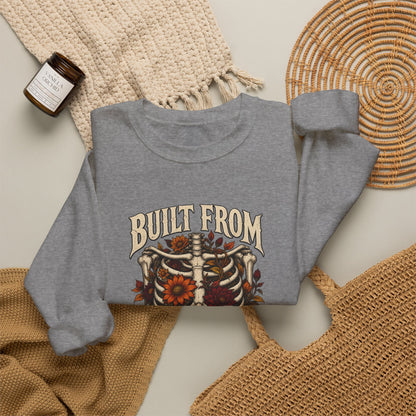 Bullet From Bad Days — Skeleton Flowers Halloween Crewneck | Ascensum Wear