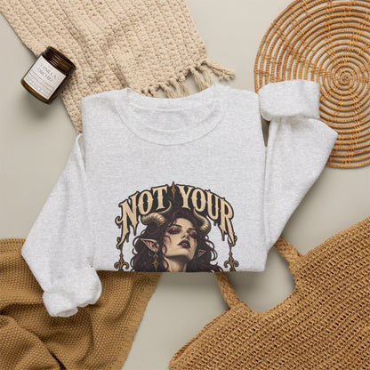 Not Your Little Monster — Halloween Graphic Crewneck | Ascensum Wear