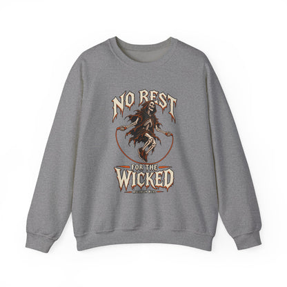 No Rest for the Wicked — Halloween Unisex Crewneck| Ascensum Wear