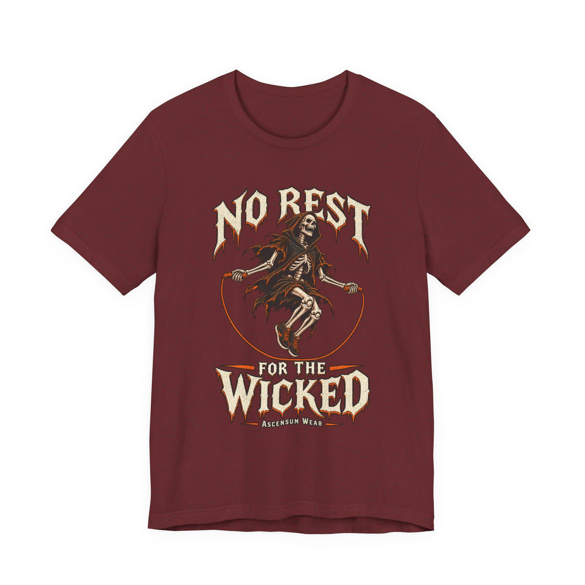 No Rest for the Wicked — Halloween Unisex Tee | Ascensum Wear