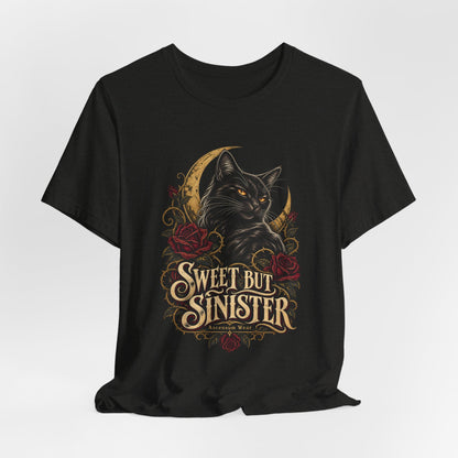 Sweet But Sinister — Black Cat Halloween Tee | Ascensum Wear