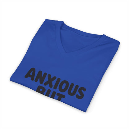 Anxious But Making It Work | Women's Empowerment V Neck
