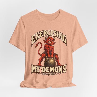 Exercising My Demons — Halloween Unisex Tee | Ascensum Wear