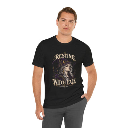 Resting Witch Face — Halloween Unisex Tee | Ascensum Wear