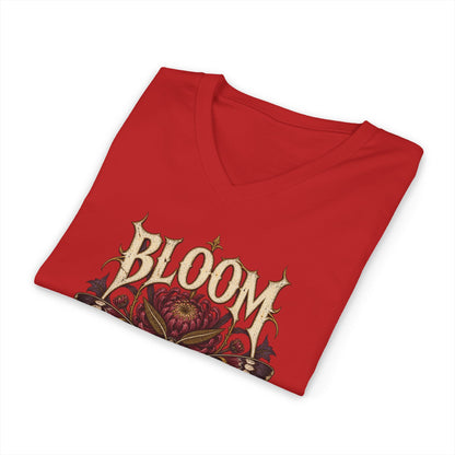 Bloom After Dark — Halloween Unisex V Neck | Ascensum Wear