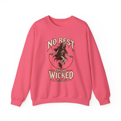 No Rest for the Wicked — Halloween Unisex Crewneck| Ascensum Wear