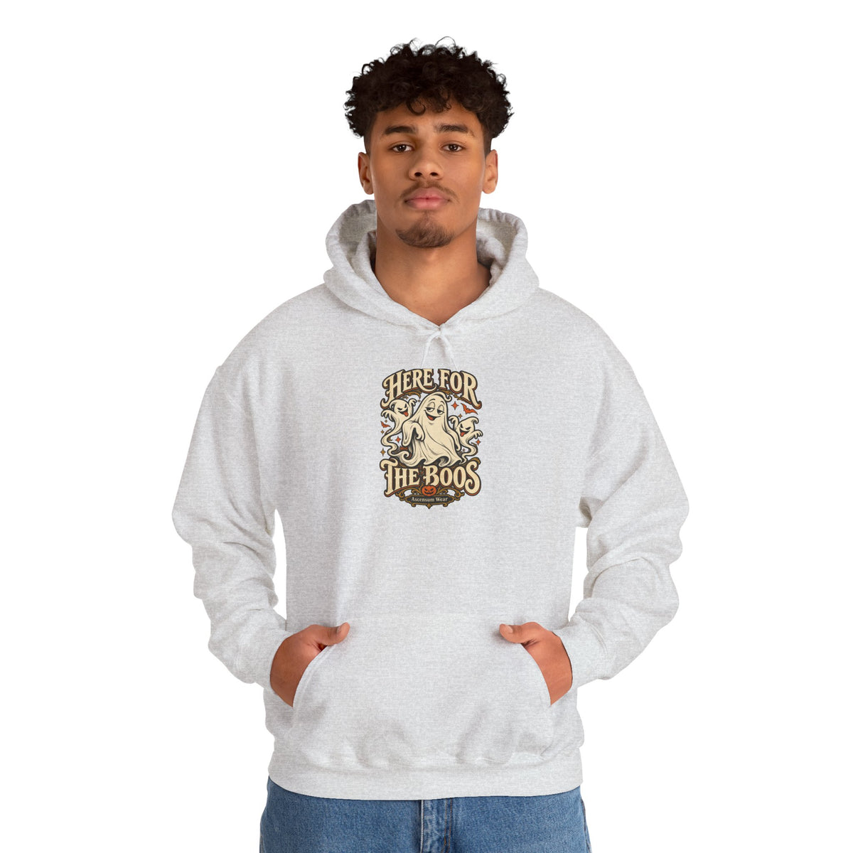 Here for the Boos — Vintage Ghost Trio Unisex Tee | Ascensum Wear