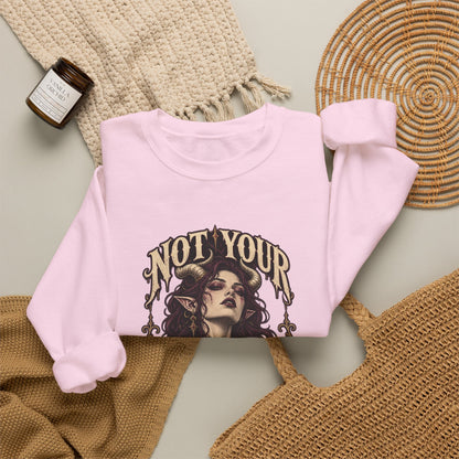Not Your Little Monster — Halloween Graphic Crewneck | Ascensum Wear