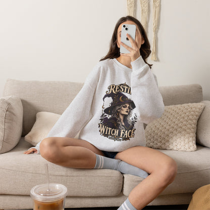 Resting Witch Face — Halloween Unisex Crewneck | Ascensum Wear