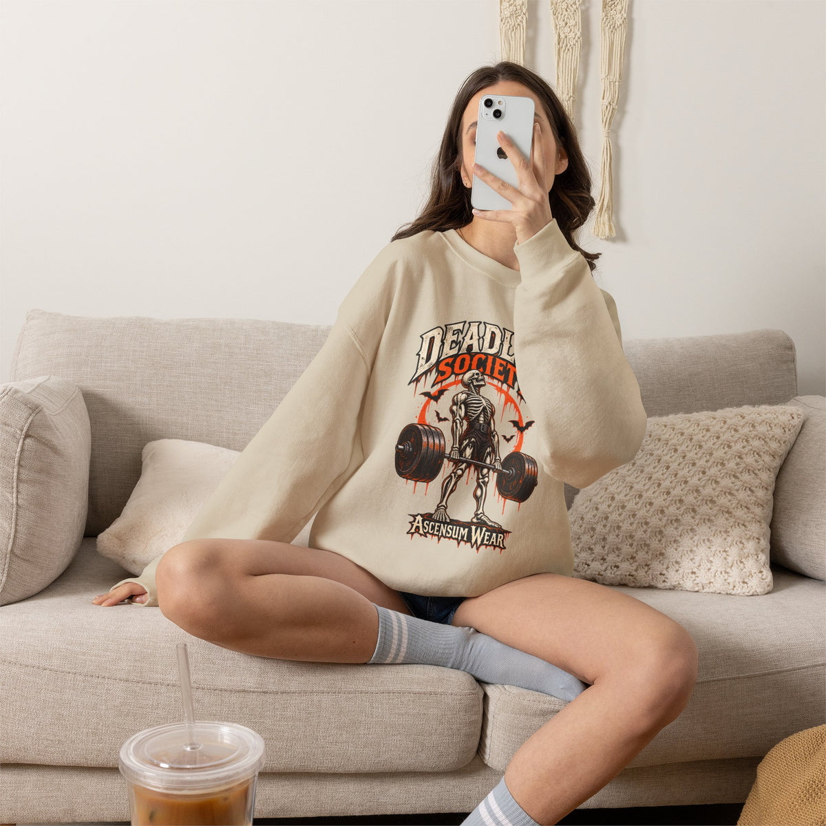 Deadlift Society — Fitness Halloween Unisex Crewneck | Ascensum Wear