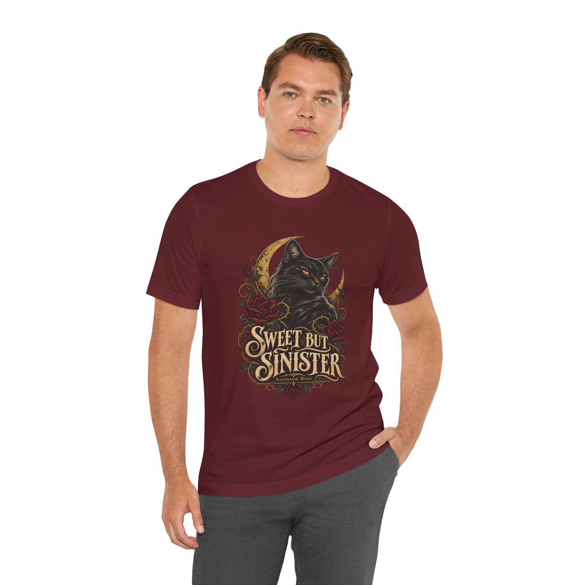 Sweet But Sinister — Black Cat Halloween Tee | Ascensum Wear