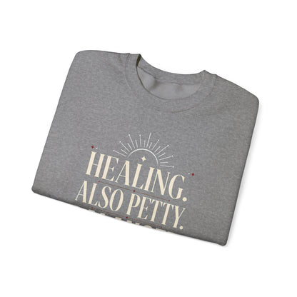 Healing. Also Pretty. Balanced. — Women's Empowerment Crewneck | Ascensum Wear