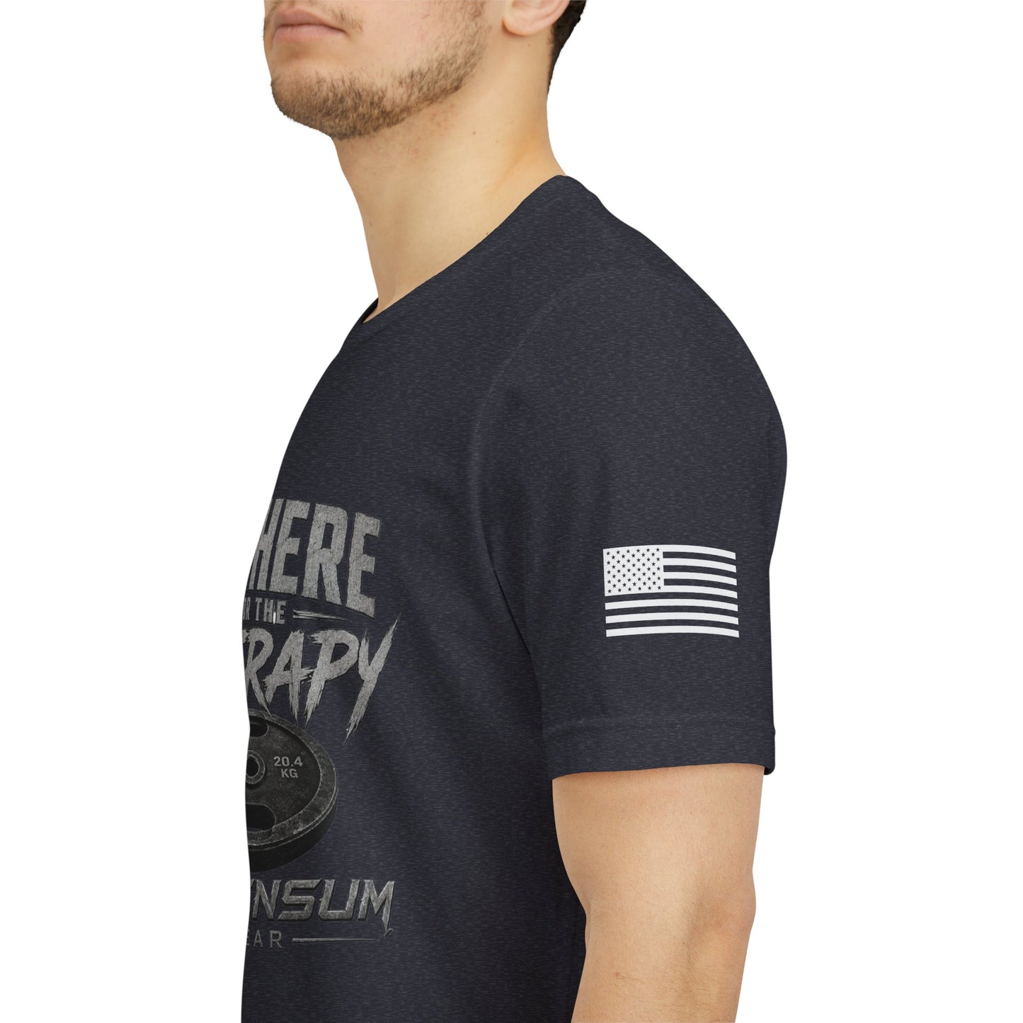 I'm Here For The Therapy | Weightlifting Graphic Tee | Ascensum Wear