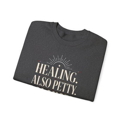 Healing. Also Pretty. Balanced. — Women's Empowerment Crewneck | Ascensum Wear