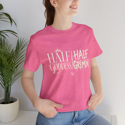 Half Goddess, Half Gremlin — Women's Empowerment Tee | Ascensum Wear