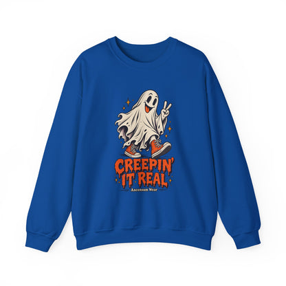 Creepin' It Real — Halloween Unisex Crewneck | Ascensum Wear