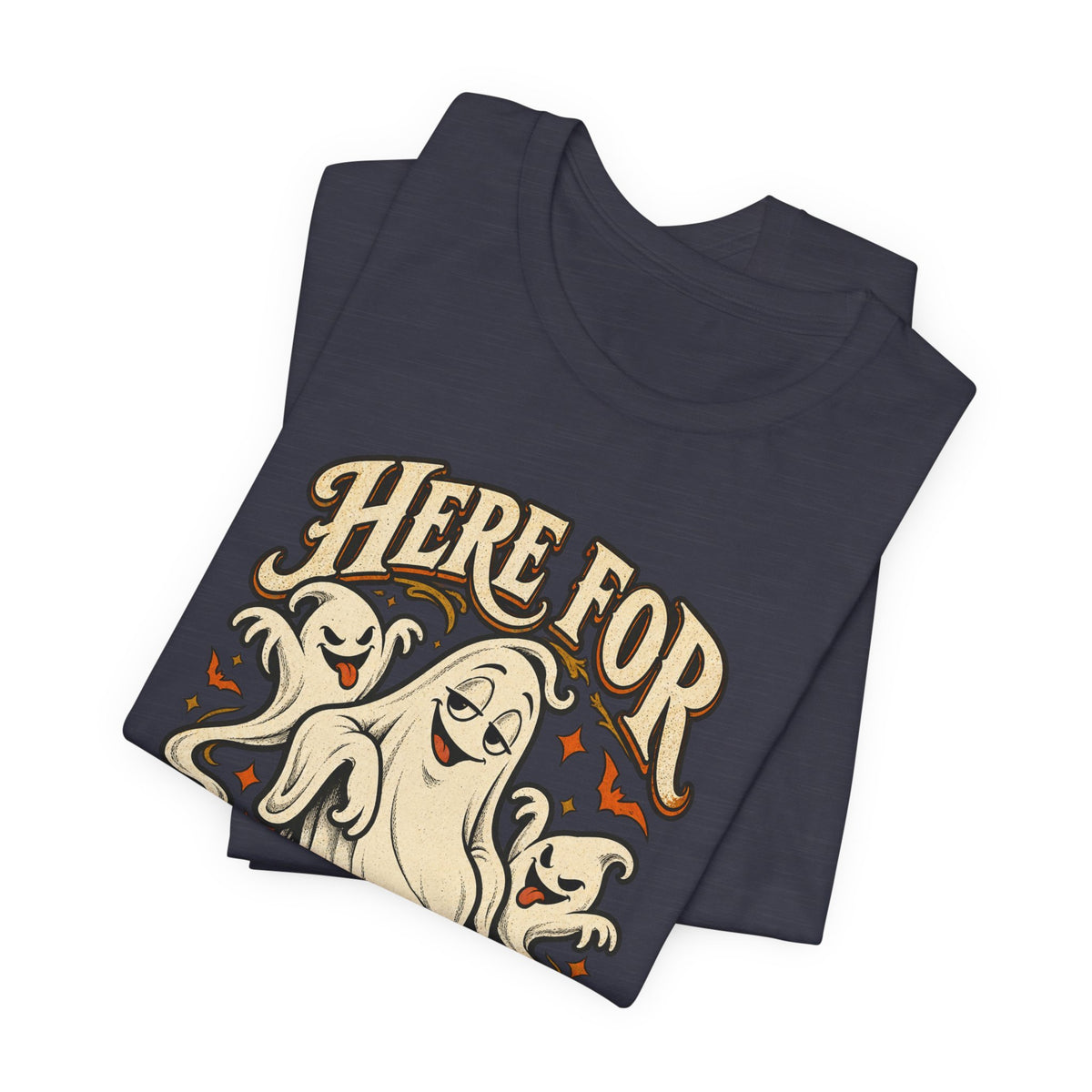 Here for the Boos — Vintage Ghost Trio Unisex Tee | Ascensum Wear