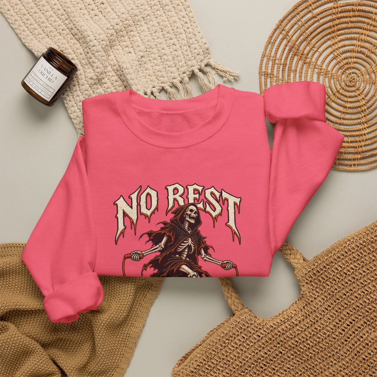No Rest for the Wicked — Halloween Unisex Crewneck| Ascensum Wear