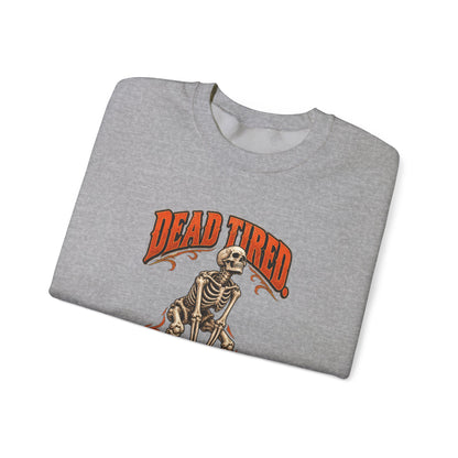 Dead Tired Still Lifting — Halloween Fitness Unisex Crewneck | Ascensum Wear