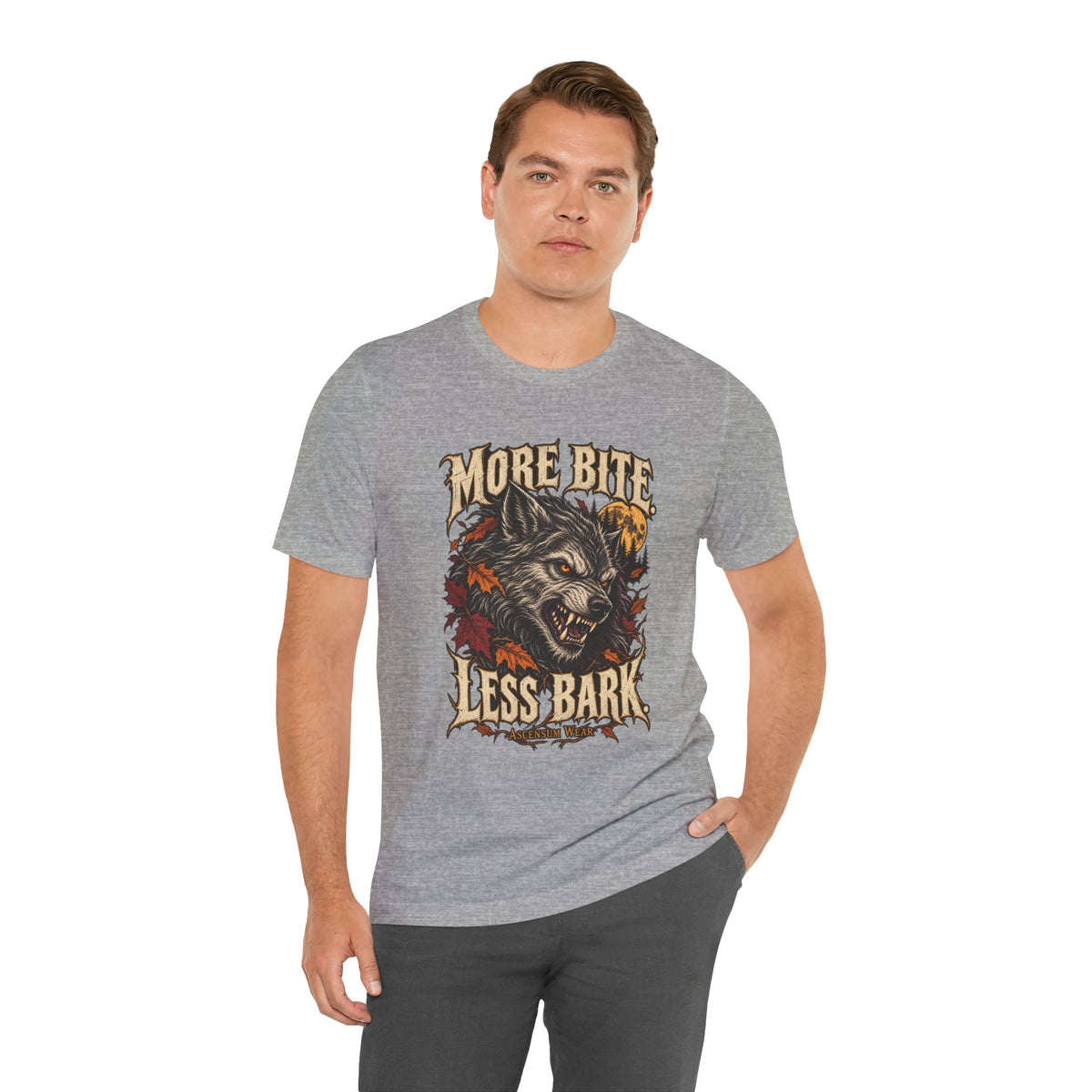 More Bite Less Bark — Halloween Unisex Tee | Ascensum Wear