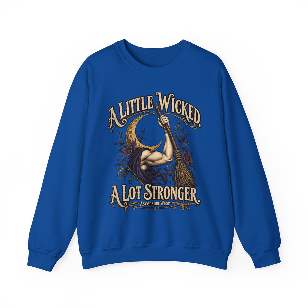 A Little Wicked A Lot Stronger — Halloween Unisex Crewneck Sweatshirt | Ascensum Wear