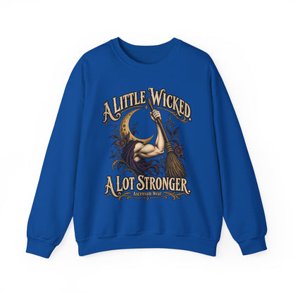 A Little Wicked A Lot Stronger — Halloween Unisex Crewneck Sweatshirt | Ascensum Wear