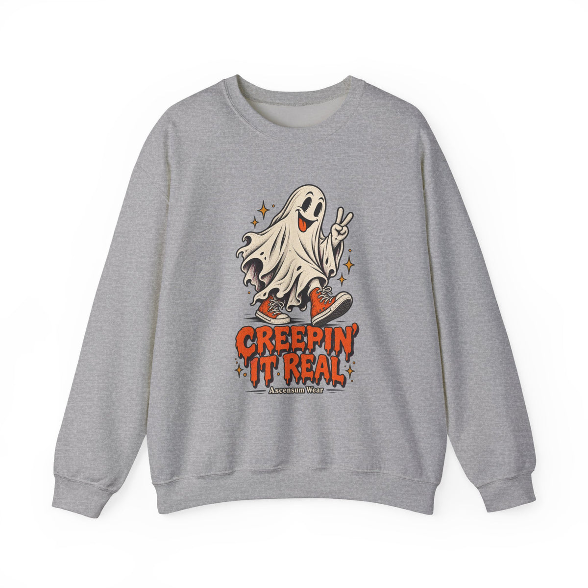 Creepin' It Real — Halloween Unisex Crewneck | Ascensum Wear