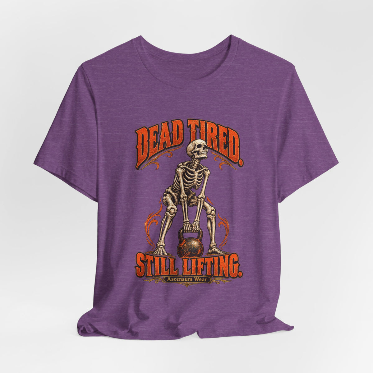 Dead Tired Still Lifting — Halloween Fitness Unisex Tee | Ascensum Wear