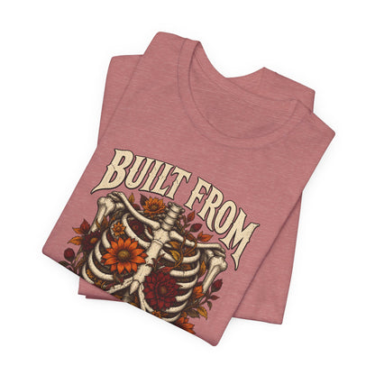 Bullet From Bad Days — Skeleton Flowers Halloween Tee | Ascensum Wear