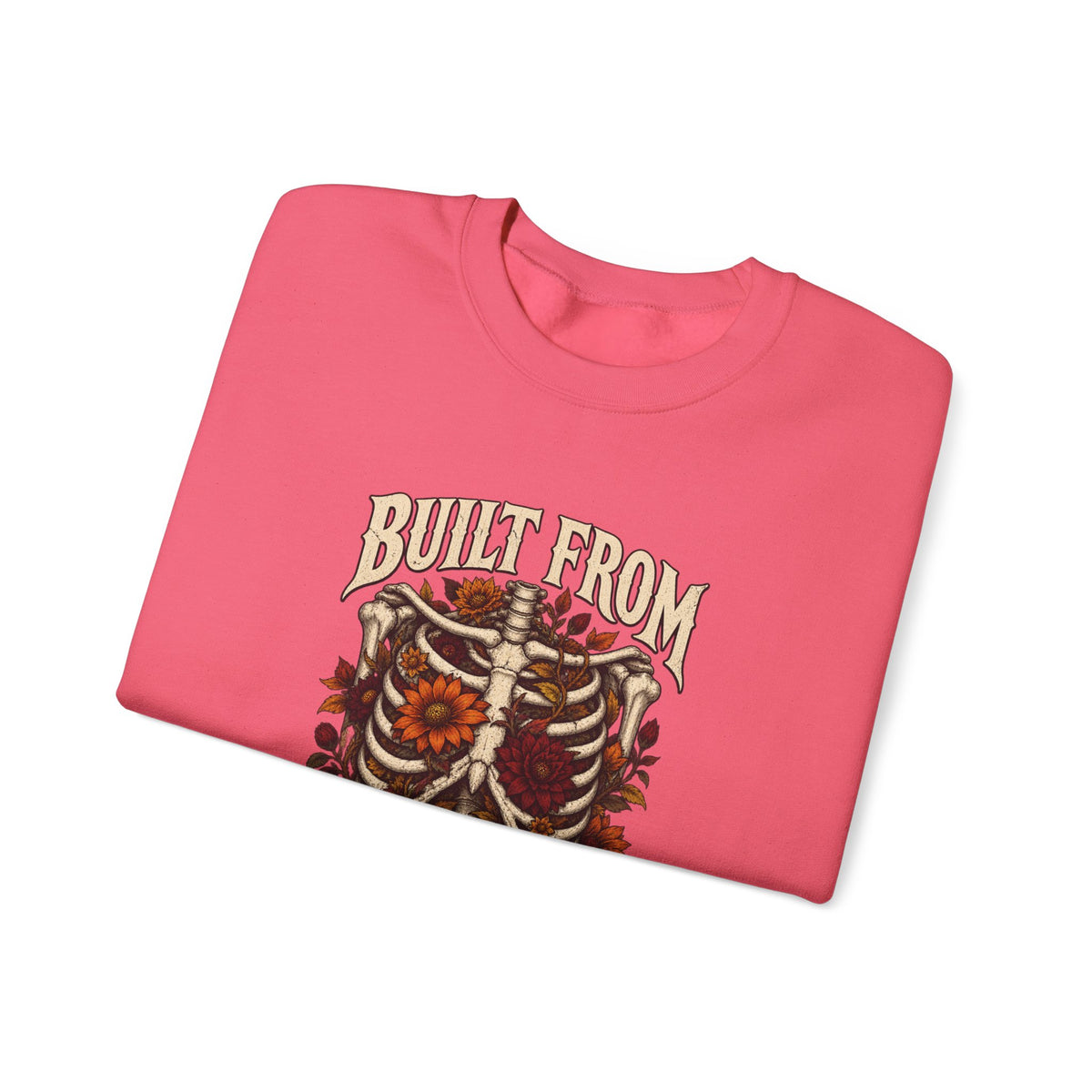 Bullet From Bad Days — Skeleton Flowers Halloween Crewneck | Ascensum Wear