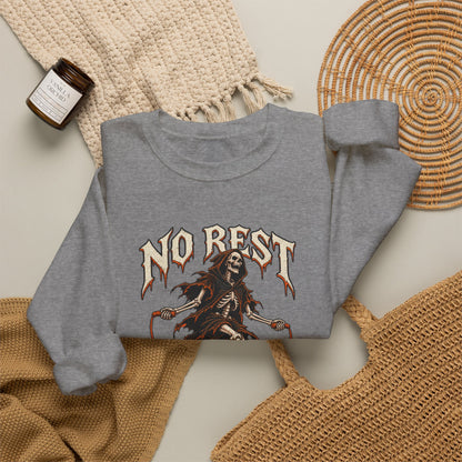 No Rest for the Wicked — Halloween Unisex Crewneck| Ascensum Wear
