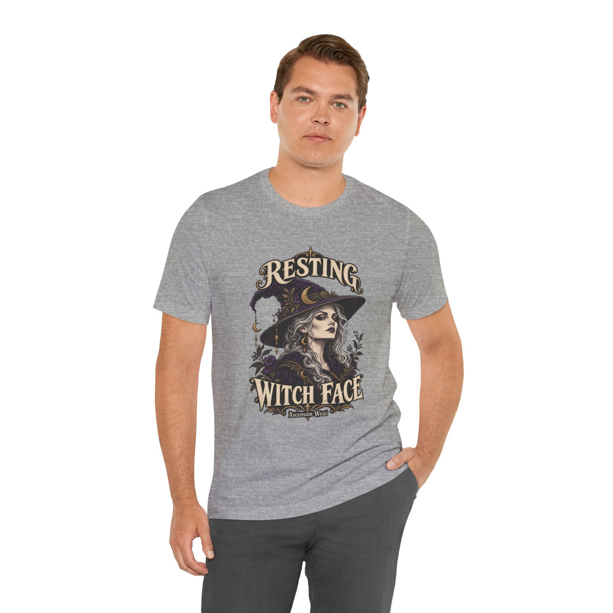 Resting Witch Face — Halloween Unisex Tee | Ascensum Wear