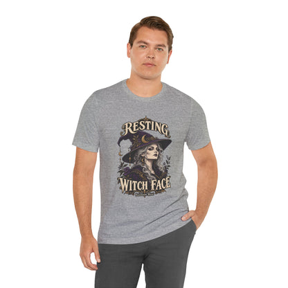 Resting Witch Face — Halloween Unisex Tee | Ascensum Wear