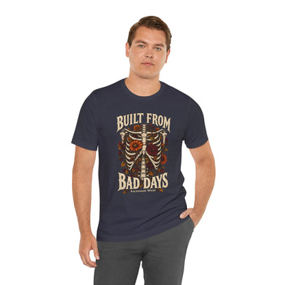 Bullet From Bad Days — Skeleton Flowers Halloween Tee | Ascensum Wear