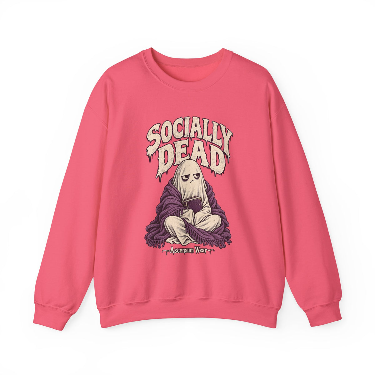 Socially Dead — Halloween Unisex Crewneck | Ascensum Wear