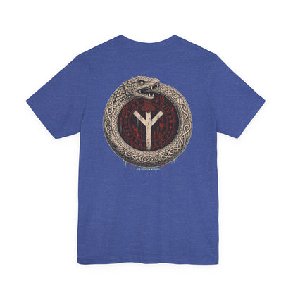 Jörmungandr — Norse Serpent Ring Back Print T-Shirt | Ascensum Wear