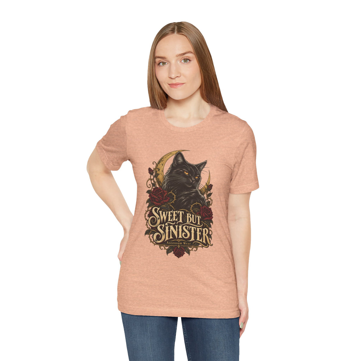 Sweet But Sinister — Black Cat Halloween Tee | Ascensum Wear