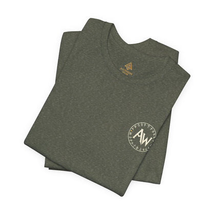 Runic Circle Seal — Norse Back Print T-Shirt | Ascensum Wear