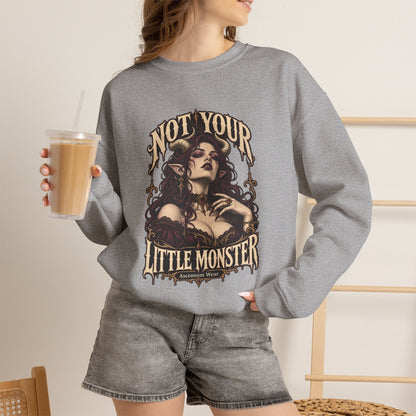 Not Your Little Monster — Halloween Graphic Crewneck | Ascensum Wear