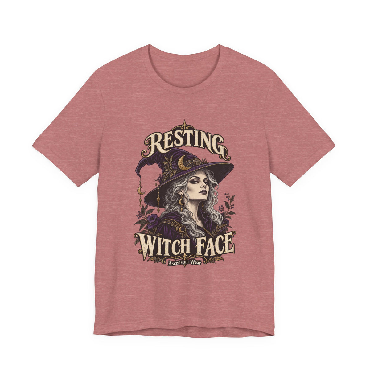 Resting Witch Face — Halloween Unisex Tee | Ascensum Wear