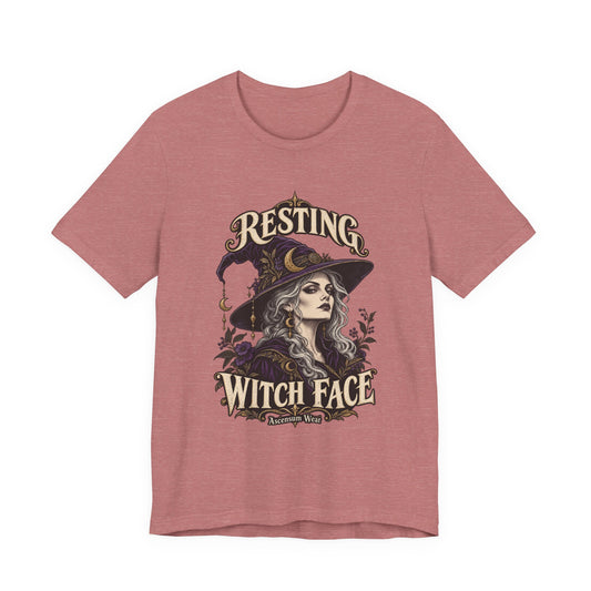 Resting Witch Face — Halloween Unisex Tee | Ascensum Wear