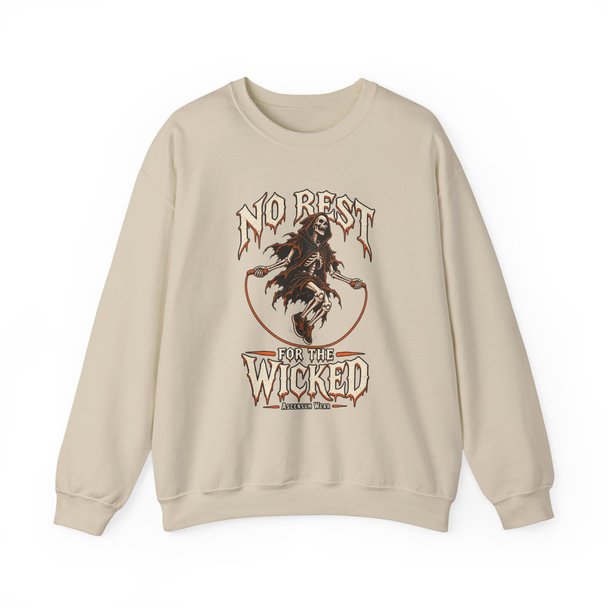 No Rest for the Wicked — Halloween Unisex Crewneck| Ascensum Wear