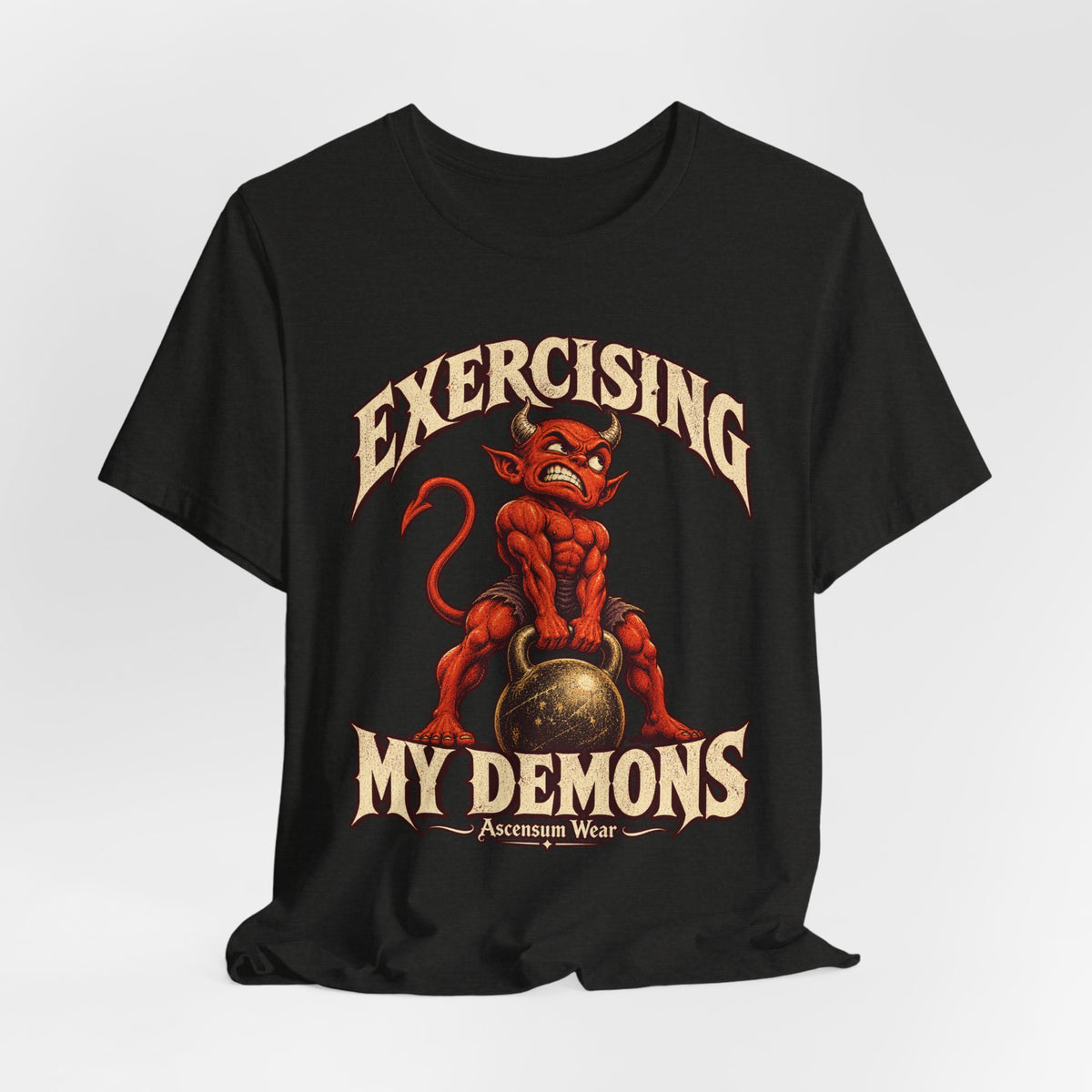 Exercising My Demons — Halloween Unisex Tee | Ascensum Wear