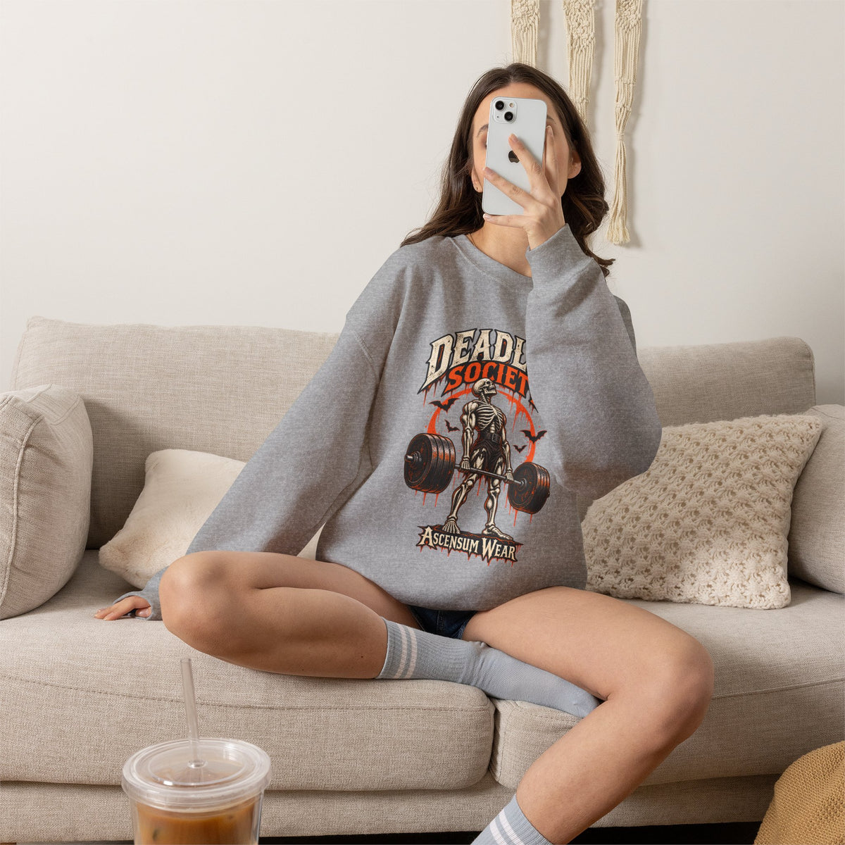 Deadlift Society — Fitness Halloween Unisex Crewneck | Ascensum Wear