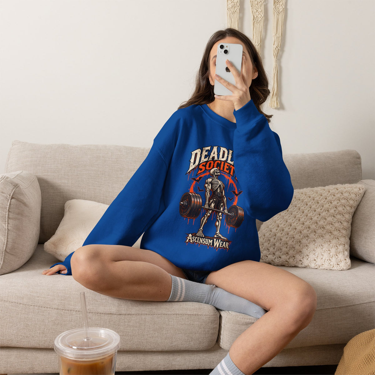 Deadlift Society — Fitness Halloween Unisex Crewneck | Ascensum Wear