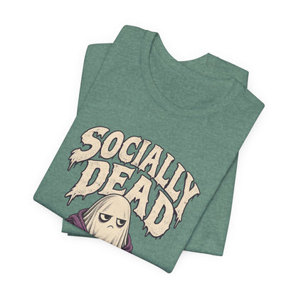 Socially Dead — Halloween Unisex Tee | Ascensum Wear