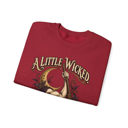 A Little Wicked A Lot Stronger — Halloween Unisex Crewneck Sweatshirt | Ascensum Wear